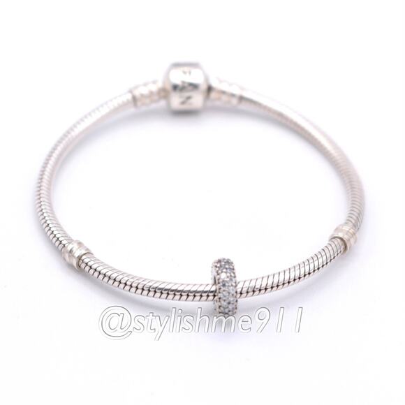 Authentic PANDORA Inspiration Within Spacer with Clear Zirconia - 791359CZ - Picture 5 of 8